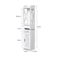 Mueble Organizador 80x15cm Estantes Espacios Reducidos Baño®