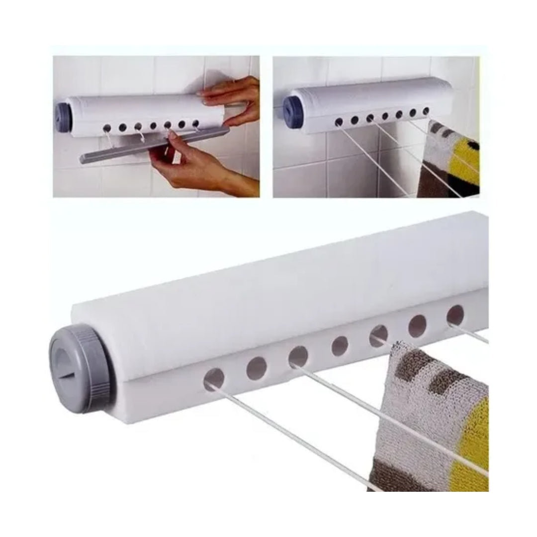 Tender Retráctil De Pared 4 Cuerdas