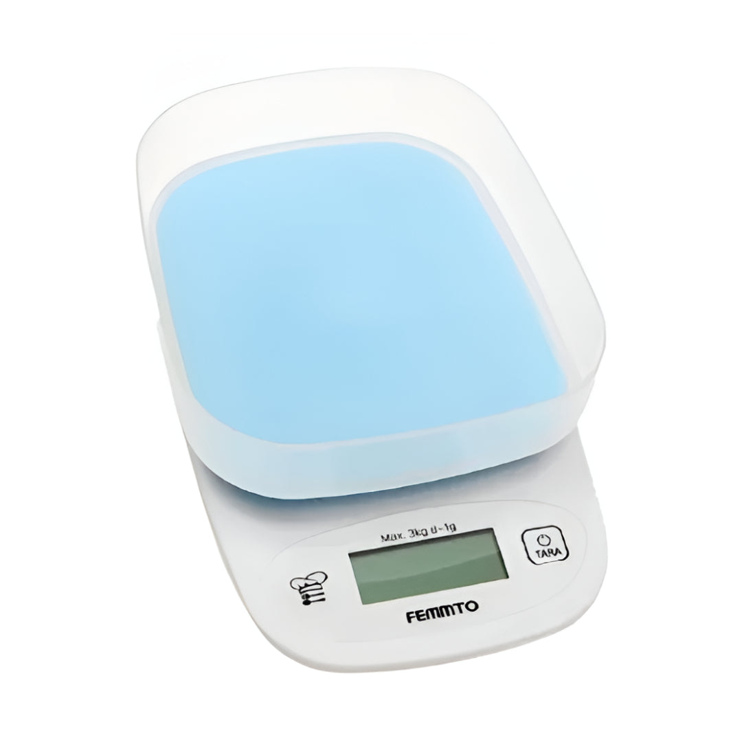Balanza De Cocina Digital Pesa Hasta 5kg Color Celeste©