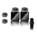 Micrófono Inalámbrico Dual F15-2 Para iPhone Y Android®