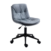 Silla De Oficina Escritorio Regulable Con Ruedas Gris 360®