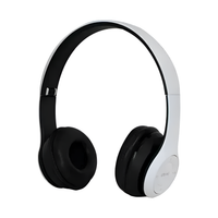 Auricular Vincha Inalámbrico P47 Bluetooth Micro Sd Radio Color Blanco®