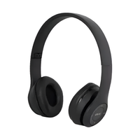Auricular Vincha Inalámbrico P47 Bluetooth Micro Sd Radio Color Negro®