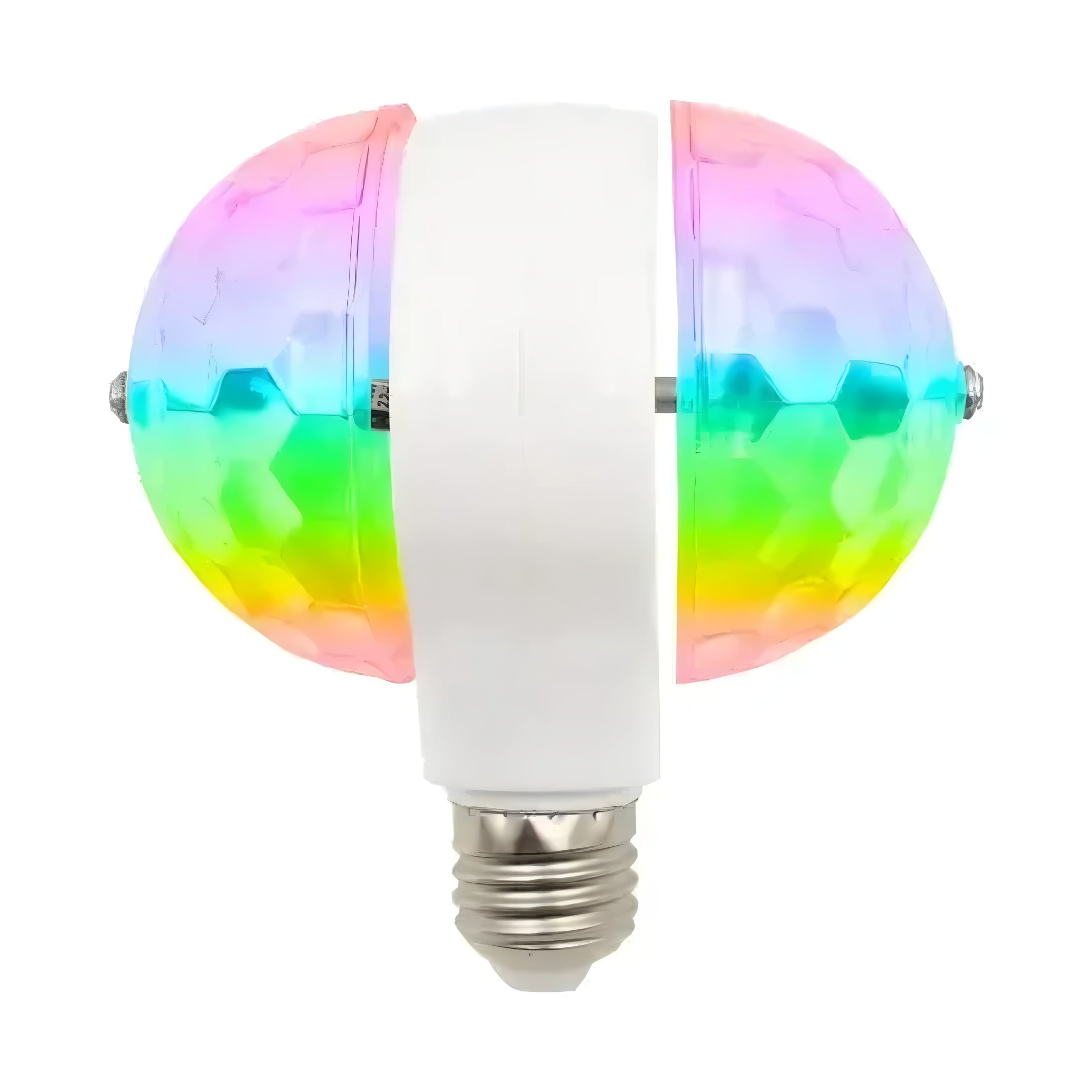 Lámpara Led Rgb Doble Giratoria Discoteca E27 Tipo Discotec®
