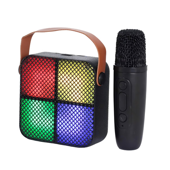 Parlante Inalámbrico 4 Luces Led Coloridas Con Micrófono®