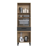 Kit De Cocina 4 Patas 1 Cajon Con Patas Multiuso Miel/Grafito®