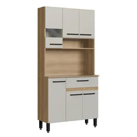 Muebles De Cocina Kit Multiuso 5 Puertas 1 Cajón 1 Estante Miel/Arena®