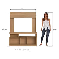 Rack Modular Para Tv Con Panel Nórdico Minimalista Premium®