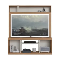 Rack Modular Con Panel Para Tv Calidad Premium 4 Estantes®