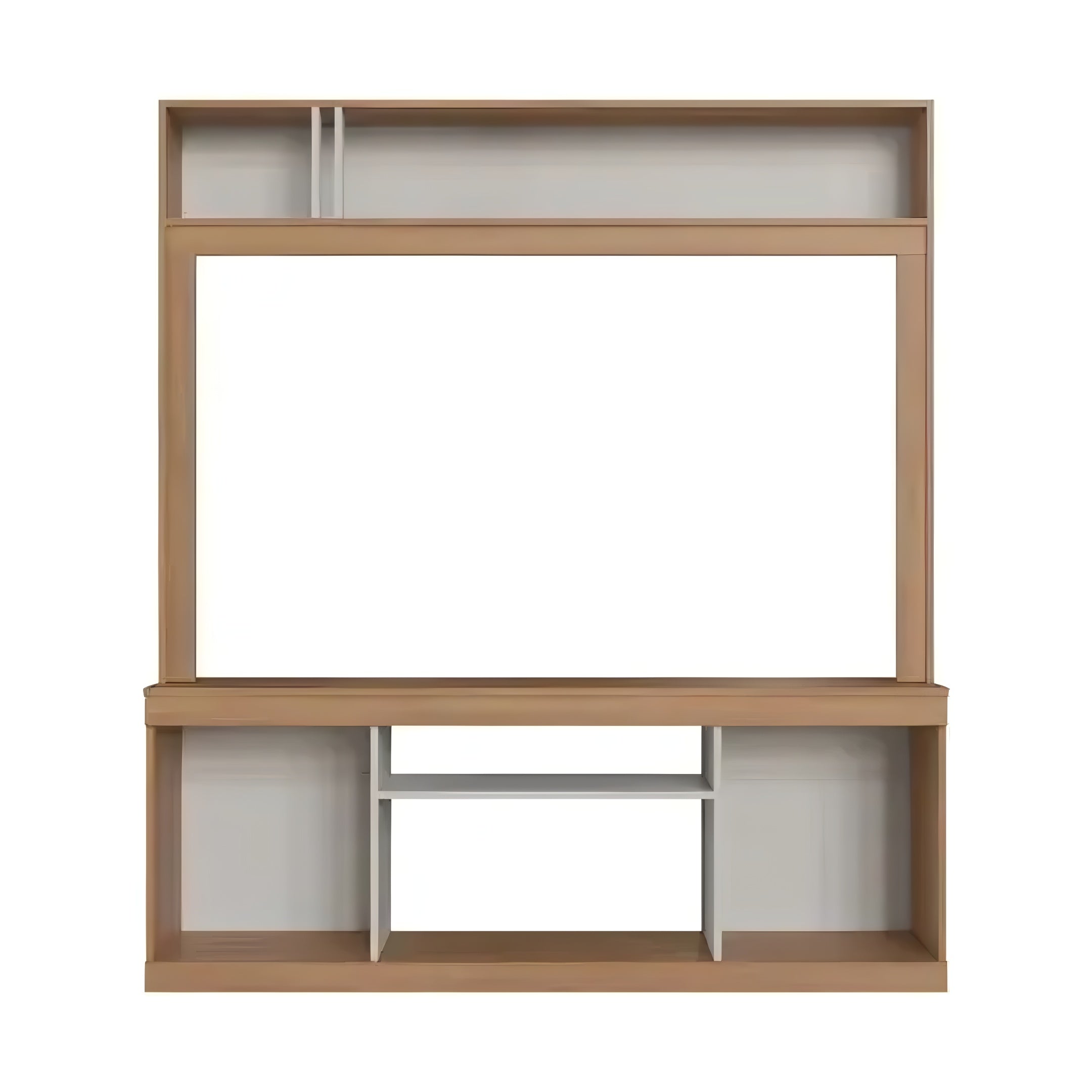 Rack Modular Con Panel Para Tv Calidad Premium 4 Estantes®