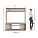 Rack Modular Con Panel Para Tv Calidad Premium 4 Estantes®