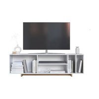 Rack Para Tv 1 Puertas 4 Estantes Lcd Mesa Living Minimalis®
