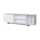 Rack Para Tv 1 Puertas 4 Estantes Lcd Mesa Living Minimalis®
