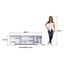 Rack Para Tv 1 Puertas 4 Estantes Lcd Mesa Living Minimalis®