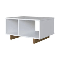 Mesa Ratona Central Living Linea Brasil Moderna Color Blanco®