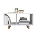 Mesa Ratona Central Living Linea Brasil Moderna Color Blanco®