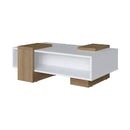 Mesa Ratona De Centro De Living Estilo Nórdico Minimalista®