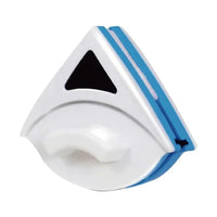 Limpiavidrios Practico Magneticos Triangular Azul Premium®