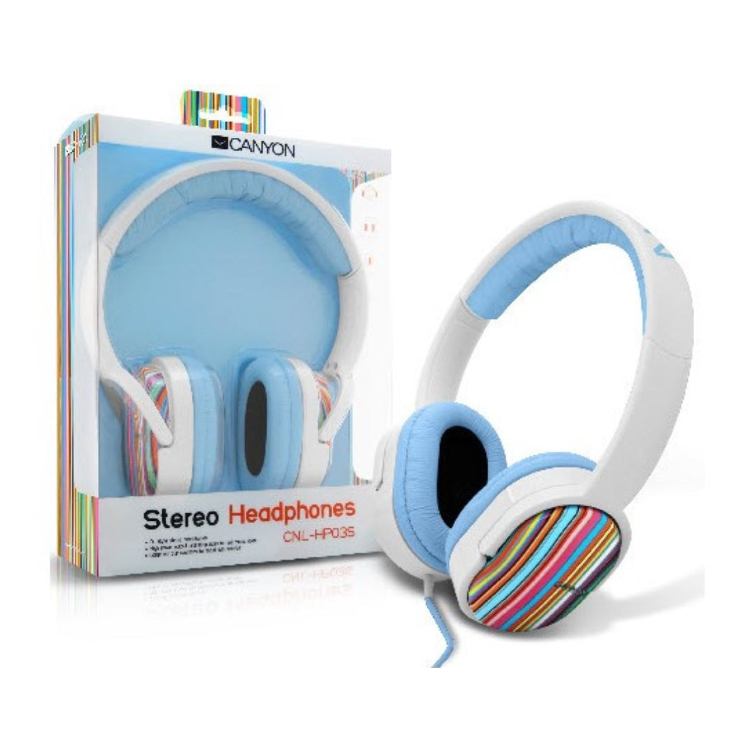 Auriculares Stereo Headphones Cnl-hp03s Stripes Colores®