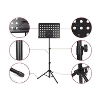 Atril Soporte Para Partituras Con Apoyo Y Agarre 139cm®