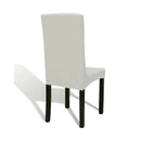 Funda Profesional De Silla Comedor Color Blanco Cubre Asiento Elastizada®
