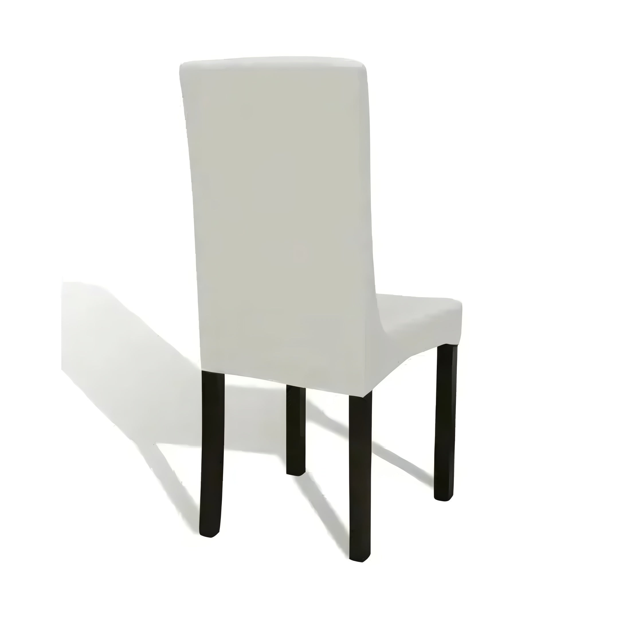 Funda Profesional De Silla Comedor Color Blanco Cubre Asiento Elastizada®