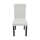Funda Profesional De Silla Comedor Color Blanco Cubre Asiento Elastizada®