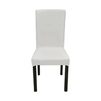 Funda Profesional De Silla Comedor Color Blanco Cubre Asiento Elastizada®