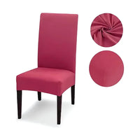 Funda Profesional De Silla Comedor Color Bordo Cubre Asiento Elastizada®