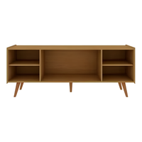 Rack Tv Moderno 2 Puertas 2 Estantes Internos Color Madera®