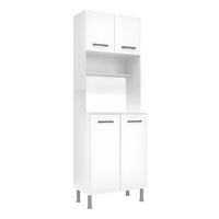 Alacena Organizadora De Alimentos Para Cocina Mdf Blanco®