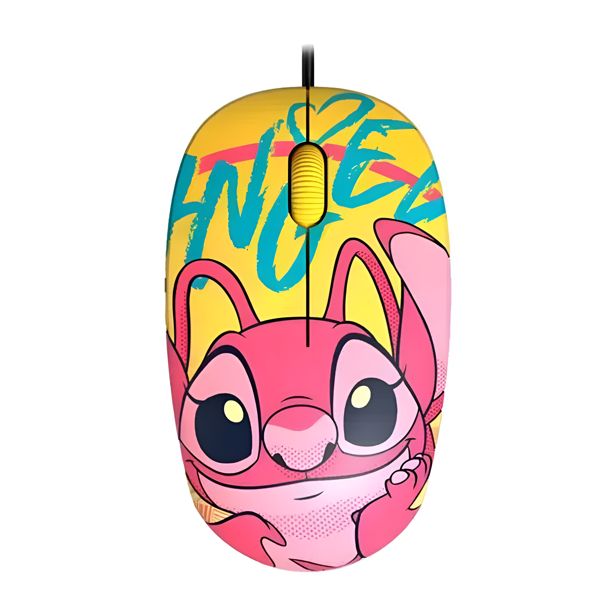 Mouse Infantil Stitch Xtech Disney Amarillo Usb 1200dpi®
