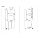 Alacena Organizadora De Alimentos Para Cocina Mdf Blanco®