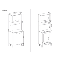 Alacena Organizadora De Alimentos Para Cocina Mdf Blanco®