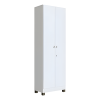 Mueble Multiuso Minimalista 2 Puertas 4 Estantes Mdf Blanco®