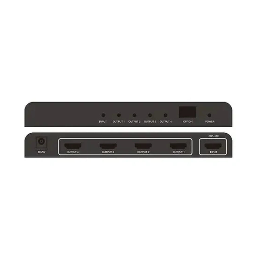 Splitter De Video Hdmi Xha-410 1080p 1 Entradas A 4 Salidas®