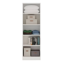 Mueble Multiuso Minimalista 2 Puertas 4 Estantes Mdf Blanco®