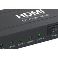 Splitter De Video Hdmi Xha-410 1080p 1 Entradas A 4 Salidas®