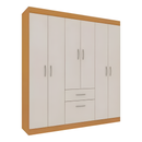 Ropero Moderno 6 Puertas 1 Cajón 1 Espacio Para Zapatos Mdf®