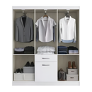 Ropero Moderno 6 Puertas 1 Cajón 1 Espacio Para Zapatos Mdf®