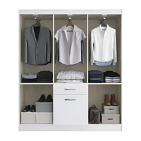 Ropero Moderno 6 Puertas 1 Cajón 1 Espacio Para Zapatos Mdf®