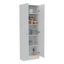 Alacena Multifunción Organizadora 2 Puertas Mdf Blanco®