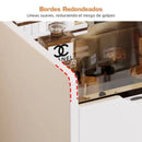 Mesa De Luz Estilo Tocador Con Espejo Y Cajones Mdf Blanco®