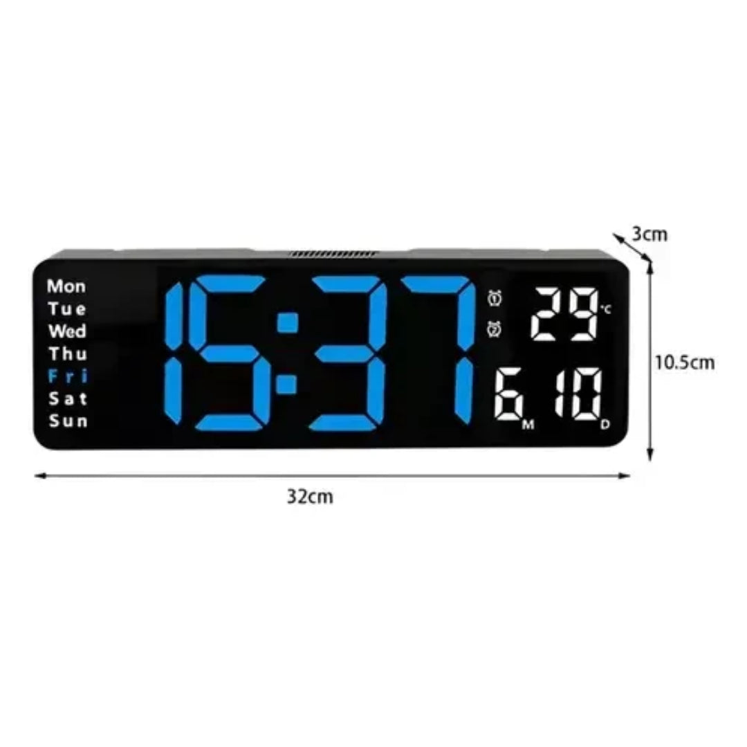 Reloj Alarma Despertador Digital Led Iluminado Temperatura®