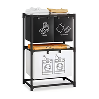 Mueble Organizador Lavandería 2 Niveles 3 Compartimientos®