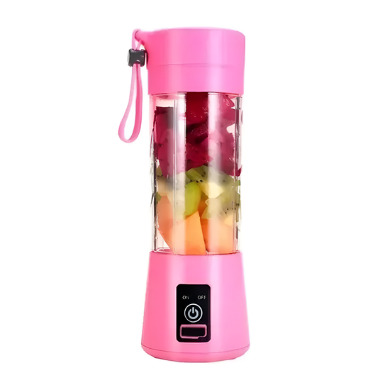 Mini Licuadora Portátil Recargable Usb 380ml Rosa®