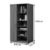 Estantería Organizador 6 Estantes 2 Puertas Fuerte Estable®