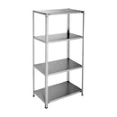 Estantería De Metal 75x30x180 Cm 4 Estantes Soporta 200 Kg®
