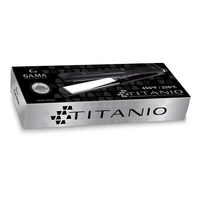 Plancha De Pelo GAMA Italy Cp14 Led 4d Titanio Color Black®