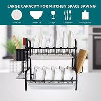 Escurridor De Platos Metálico 2 Niveles Sobre Mesada Indus®